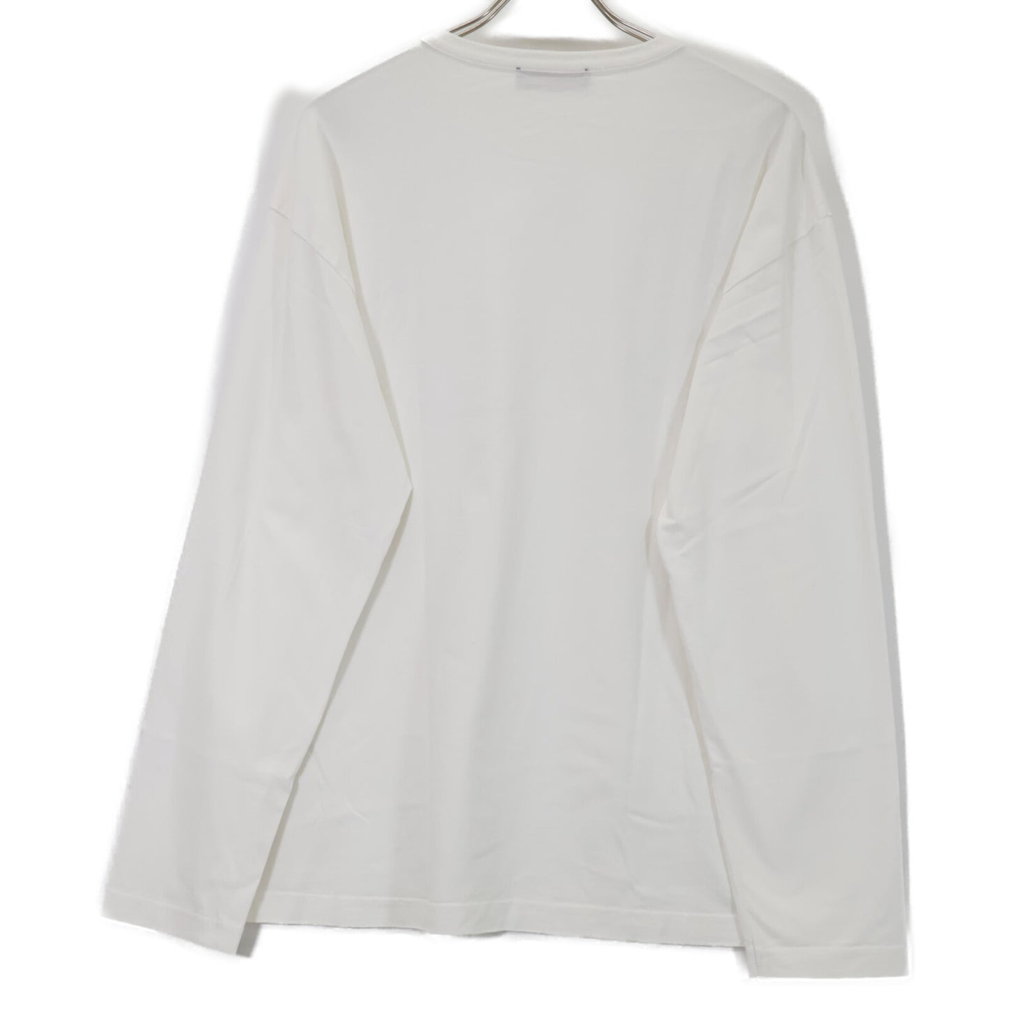 CABaN キャバン 白 ﾄﾞﾗｲｽﾋﾞﾝｺｯﾄﾝ 長袖ﾙｰｽﾞﾌｨｯﾄTｼｬﾂ トップス L