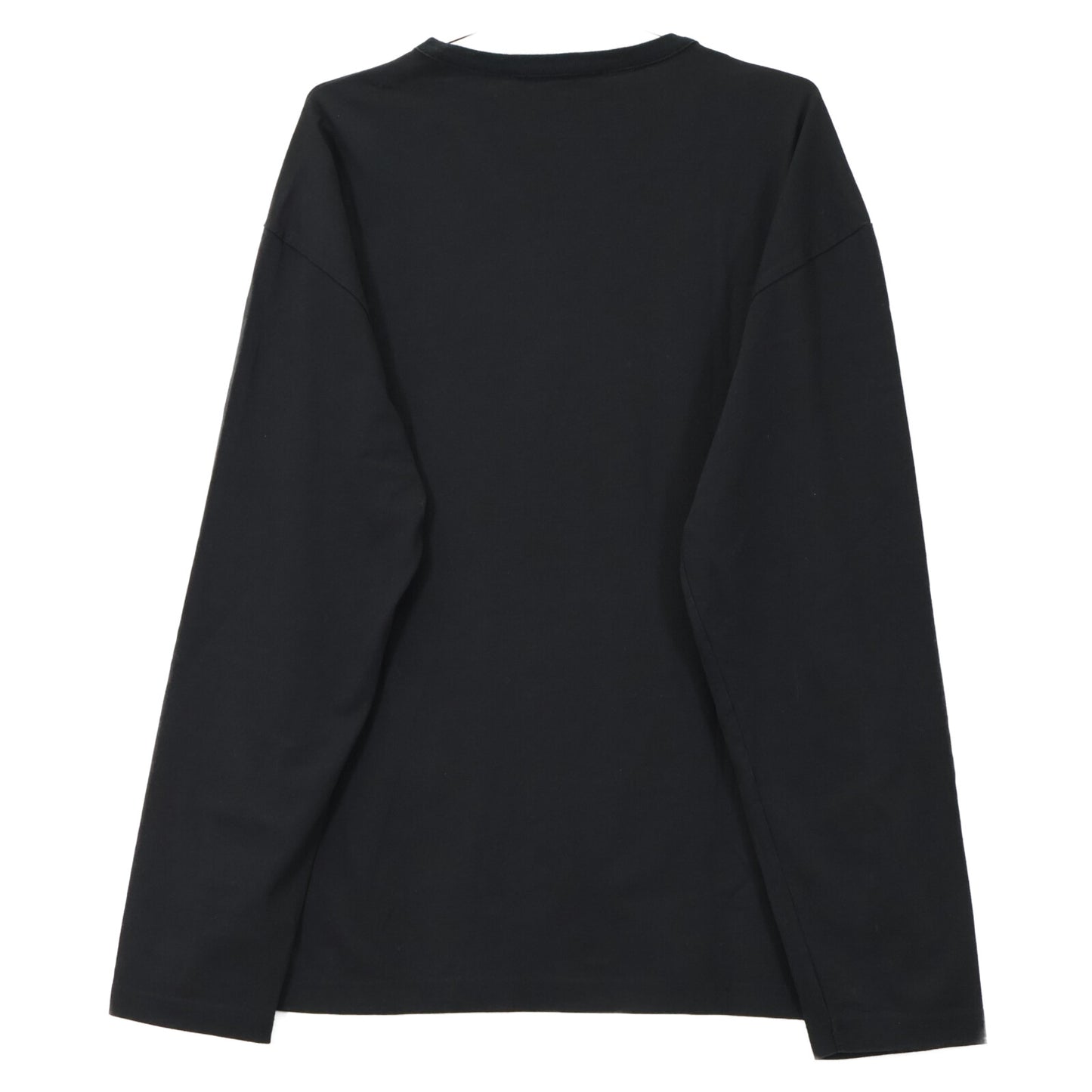 CABaN キャバン 黒 ﾄﾞﾗｲｽﾋﾞﾝｺｯﾄﾝ 長袖ﾙｰｽﾞﾌｨｯﾄTｼｬﾂ トップス L