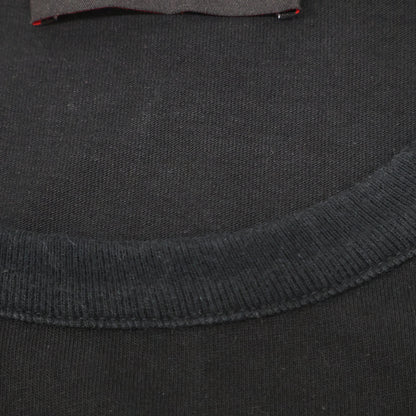 CABaN キャバン 黒 ﾄﾞﾗｲｽﾋﾞﾝｺｯﾄﾝ 長袖ﾙｰｽﾞﾌｨｯﾄTｼｬﾂ トップス L