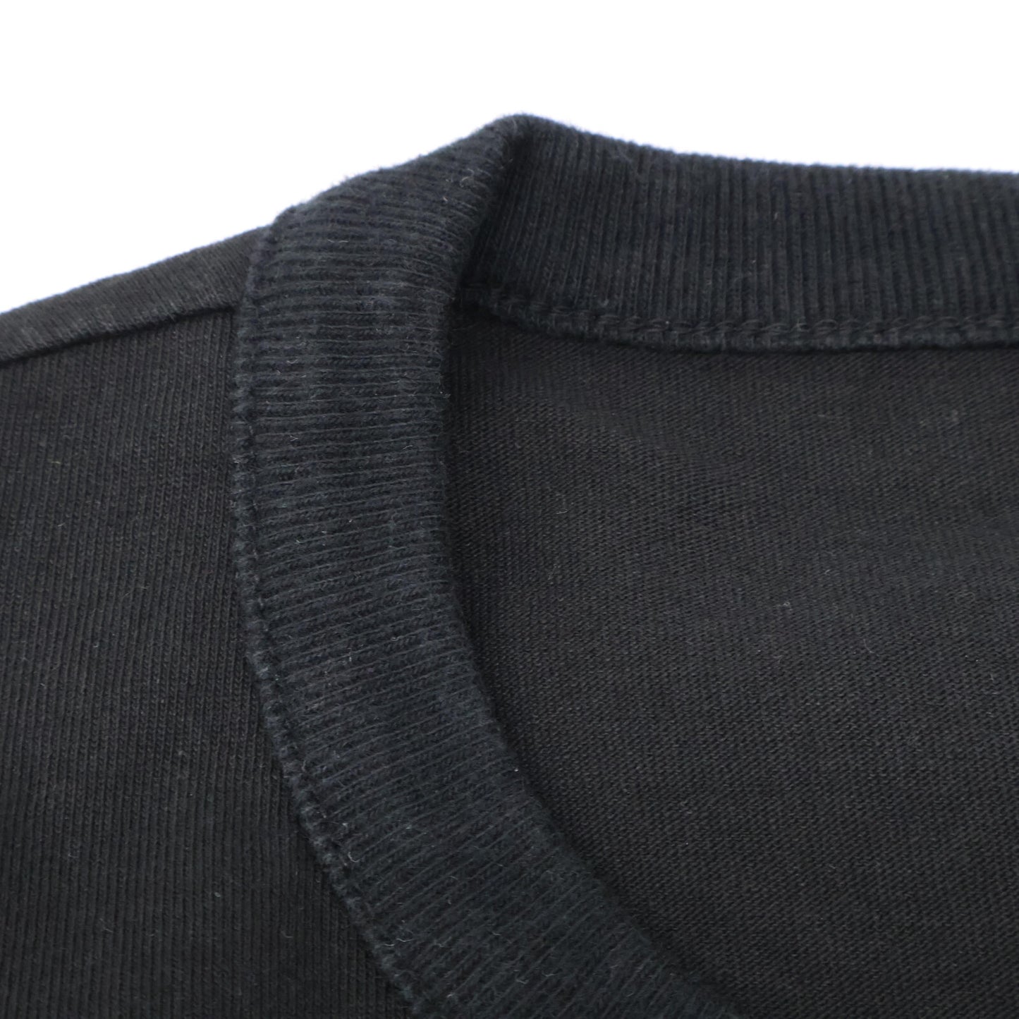 CABaN キャバン 黒 ﾄﾞﾗｲｽﾋﾞﾝｺｯﾄﾝ 長袖ﾙｰｽﾞﾌｨｯﾄTｼｬﾂ トップス L