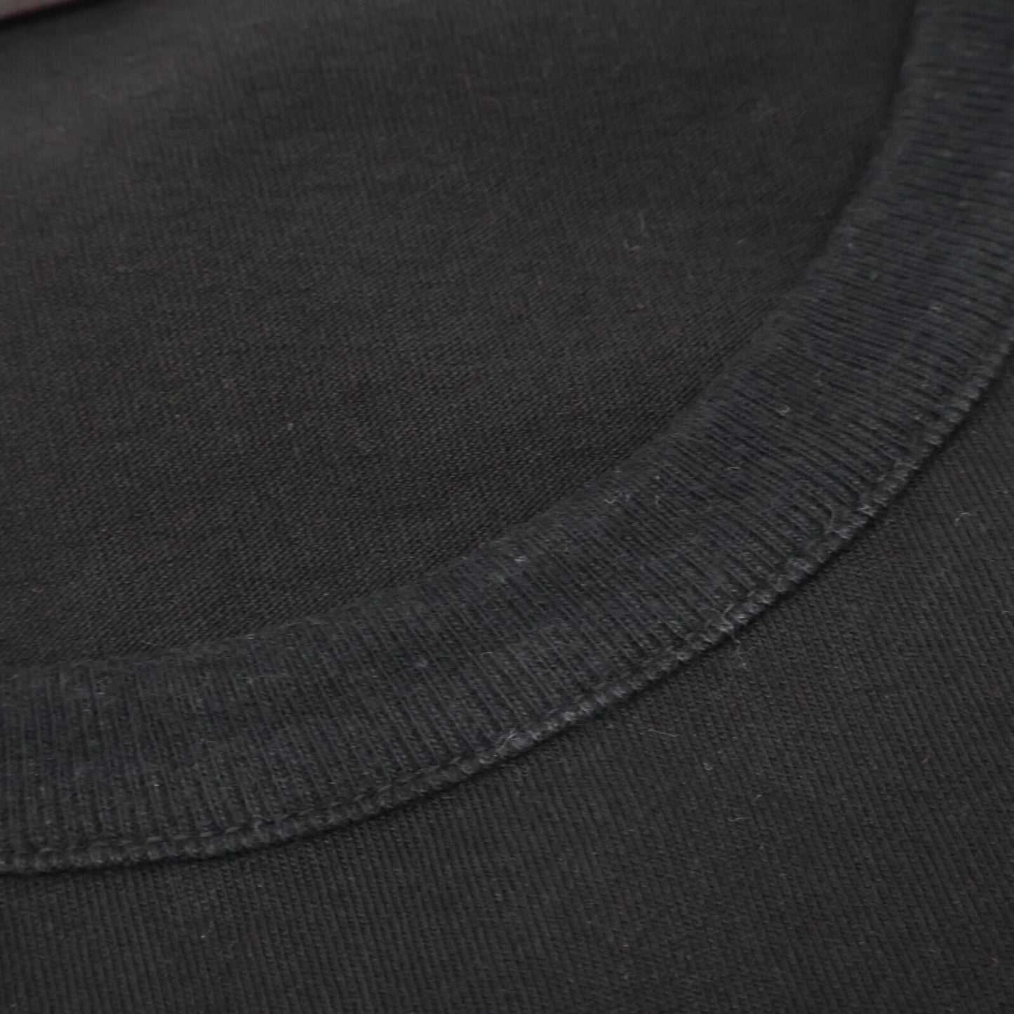 CABaN キャバン 黒 ﾄﾞﾗｲｽﾋﾞﾝｺｯﾄﾝ 長袖ﾙｰｽﾞﾌｨｯﾄTｼｬﾂ トップス L