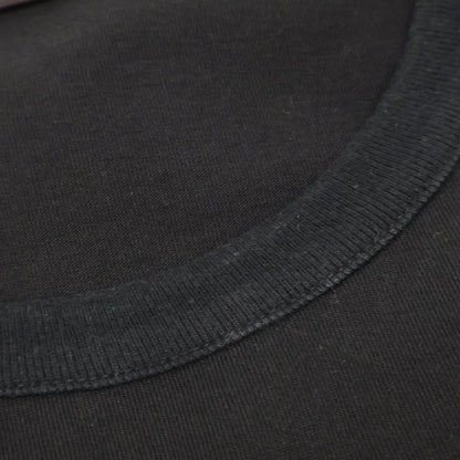 CABaN キャバン 黒 ﾄﾞﾗｲｽﾋﾞﾝｺｯﾄﾝ 長袖ﾙｰｽﾞﾌｨｯﾄTｼｬﾂ トップス L