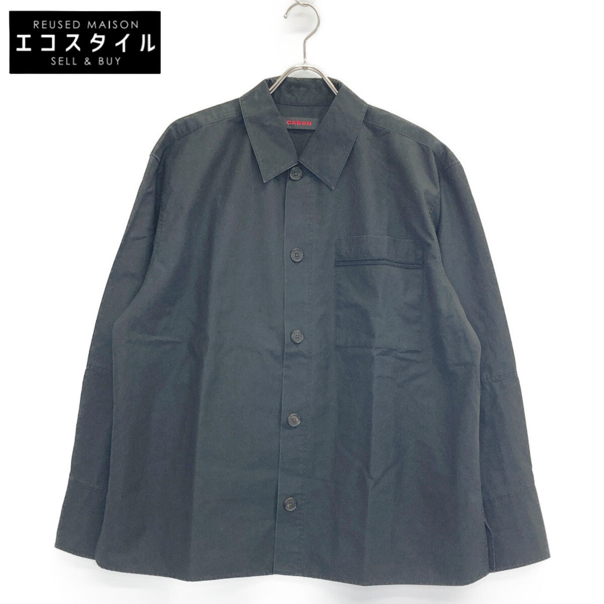 CABaN キャバン 黒 ｺｯﾄﾝｳｪｻﾞｰ ｼｬﾂ トップス M