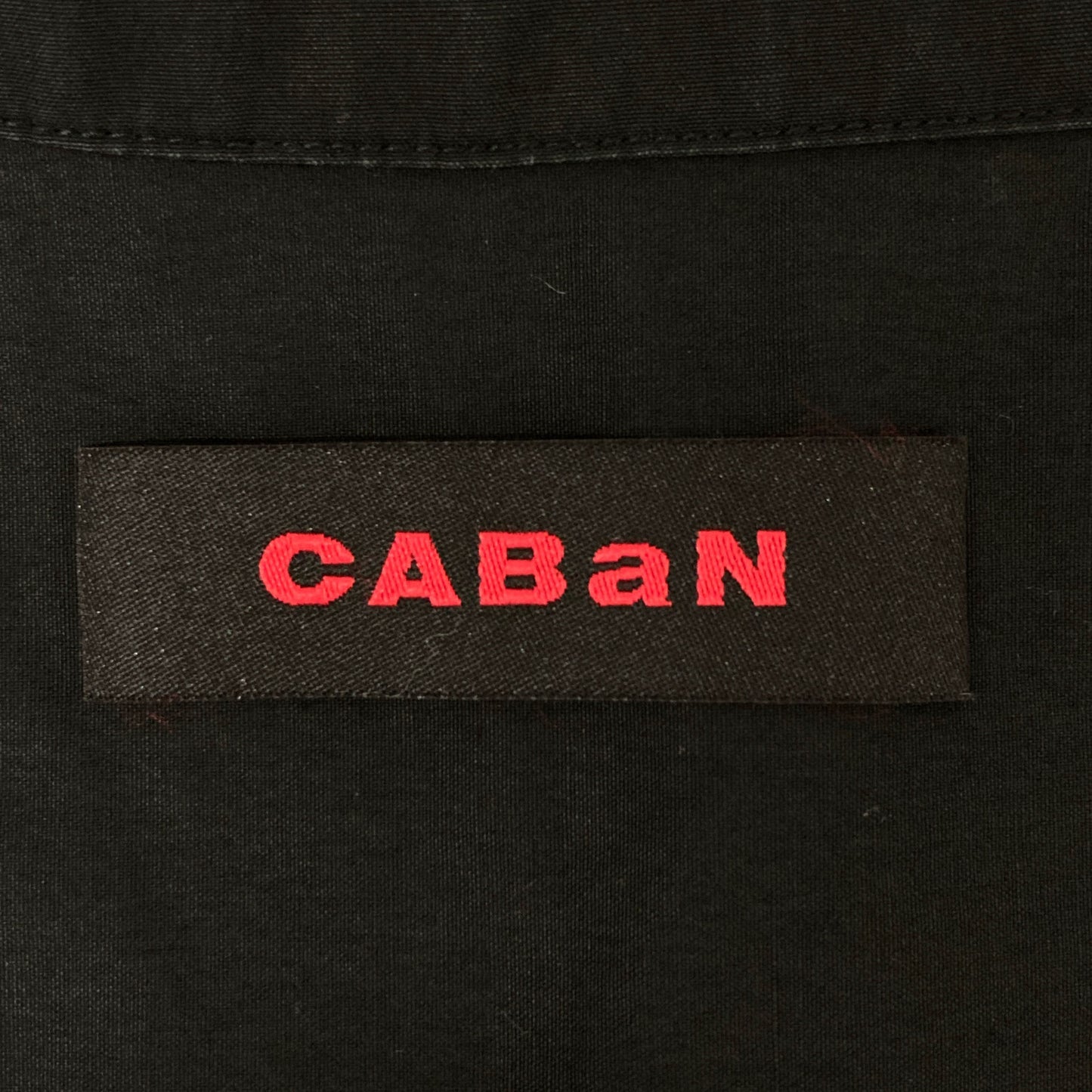 CABaN キャバン 黒 ｺｯﾄﾝｳｪｻﾞｰ ｼｬﾂ トップス M