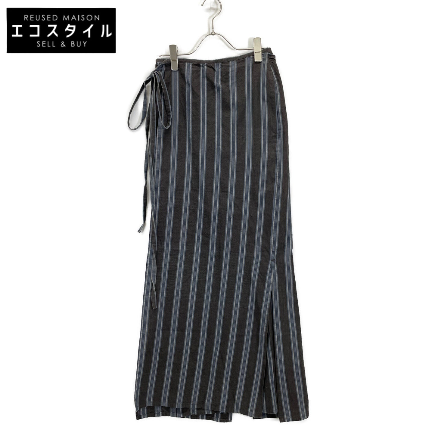 YAMAI ヤマイ 【新品同様】SK-22SW302 コットン ストライプ スカート 1