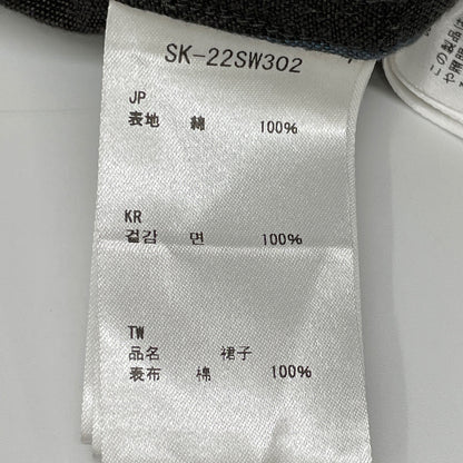 YAMAI ヤマイ 【新品同様】SK-22SW302 コットン ストライプ スカート 1