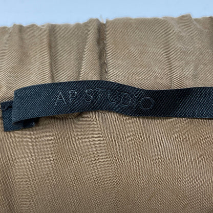 AP STUDIO エーピーストゥディオ 22年製 ブラウン フィブリルキュプラ スカート スカート 38