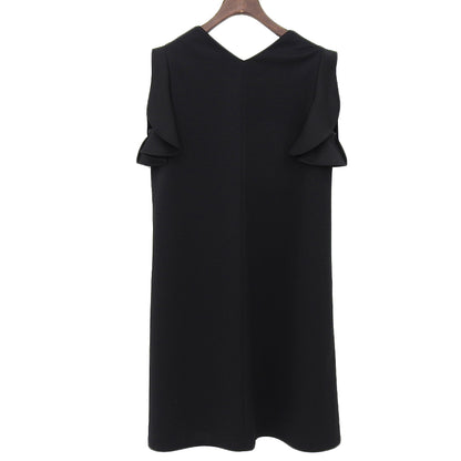 YOKOCHAN ヨーコチャン ミディ丈 ノースリーブ ワンピース レディース ブラック 36 ワンピース 36