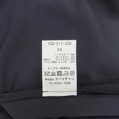 YOKOCHAN ヨーコチャン ミディ丈 ノースリーブ ワンピース レディース ブラック 36 ワンピース 36