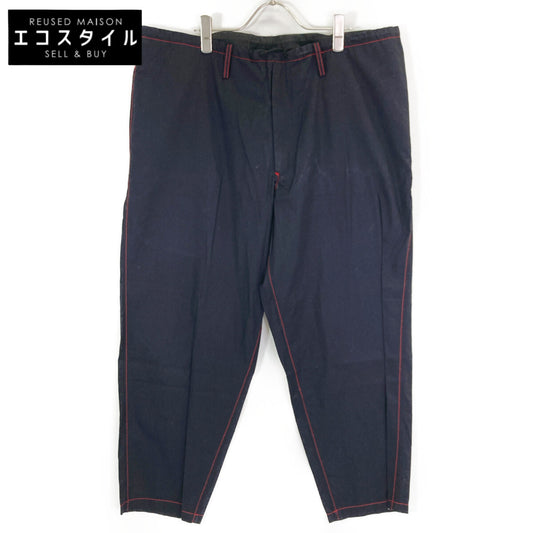 Y's ワイズ YE-P71-058 ﾌﾞﾗｯｸ COTTON BROADCLOTH DRAWSTRING PANTS ボトムス 2