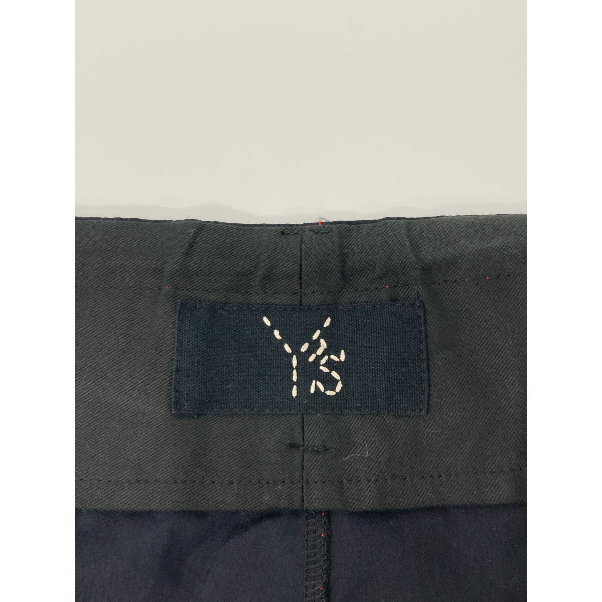 Y's ワイズ YE-P71-058 ﾌﾞﾗｯｸ COTTON BROADCLOTH DRAWSTRING PANTS ボトムス 2