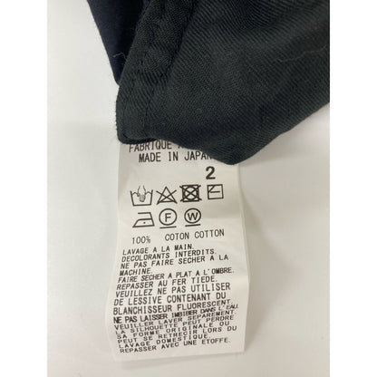 Y's ワイズ YE-P71-058 ﾌﾞﾗｯｸ COTTON BROADCLOTH DRAWSTRING PANTS ボトムス 2