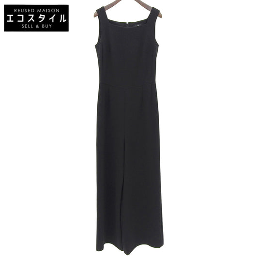 Theory セオリー 美品 トリアセテート×ポリエステル オールインワン レディース ブラック 0 23SS ワンピース 0