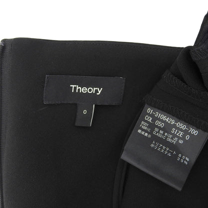 Theory セオリー 美品 トリアセテート×ポリエステル オールインワン レディース ブラック 0 23SS ワンピース 0