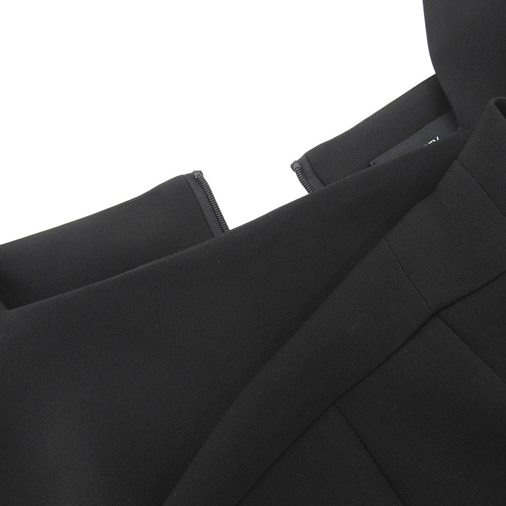 Theory セオリー 美品 トリアセテート×ポリエステル オールインワン レディース ブラック 0 23SS ワンピース 0