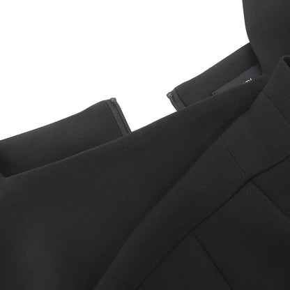 Theory セオリー 美品 トリアセテート×ポリエステル オールインワン レディース ブラック 0 23SS ワンピース 0