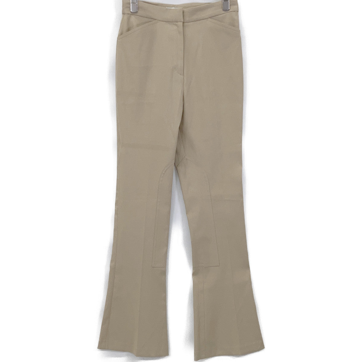 CLANE クラネ 12110-7022 ﾍﾞｰｼﾞｭ ﾀｲﾄﾚｯｸﾞ ﾌﾞｰﾂﾊﾟﾝﾂ ボトムス 1