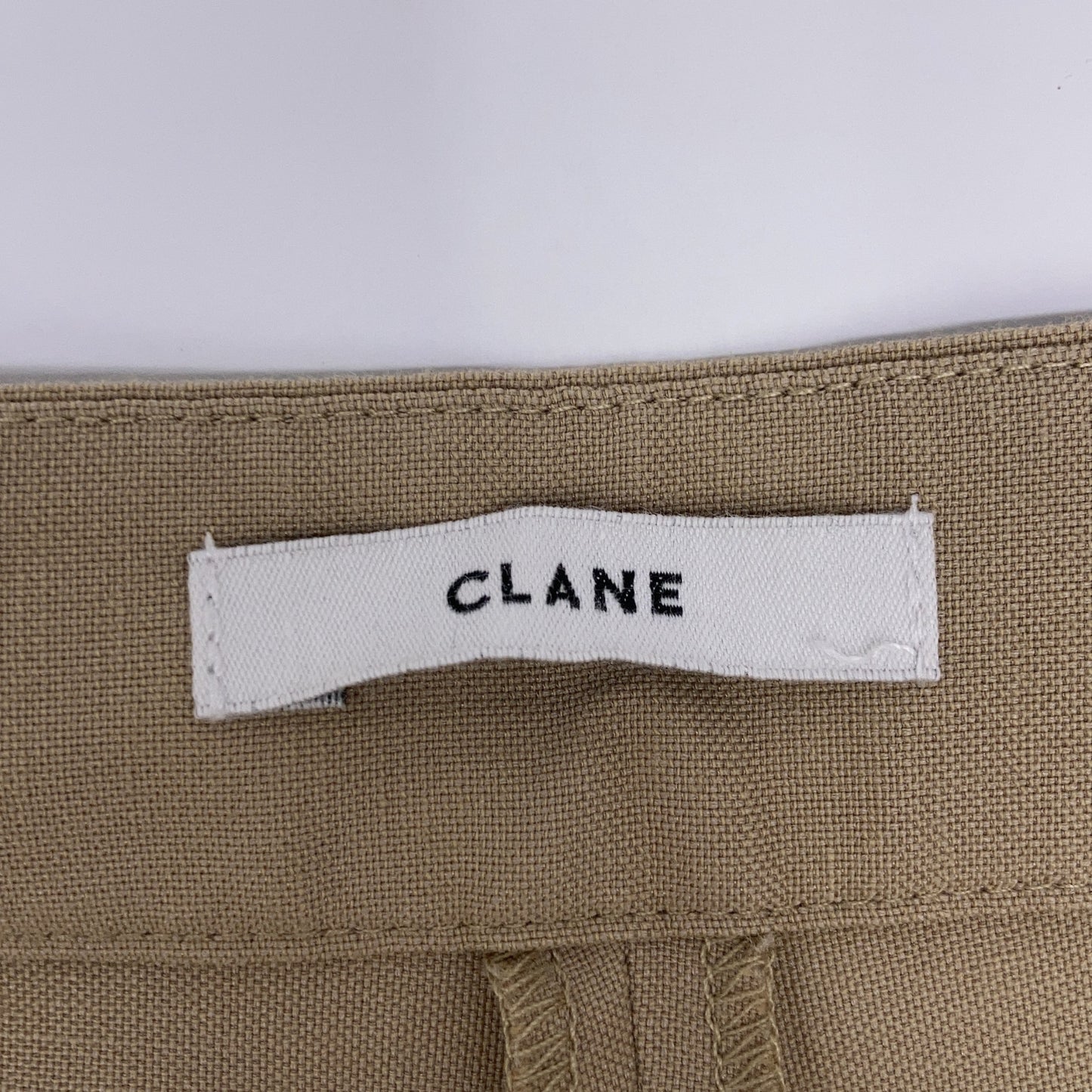 CLANE クラネ 12110-7022 ﾍﾞｰｼﾞｭ ﾀｲﾄﾚｯｸﾞ ﾌﾞｰﾂﾊﾟﾝﾂ ボトムス 1