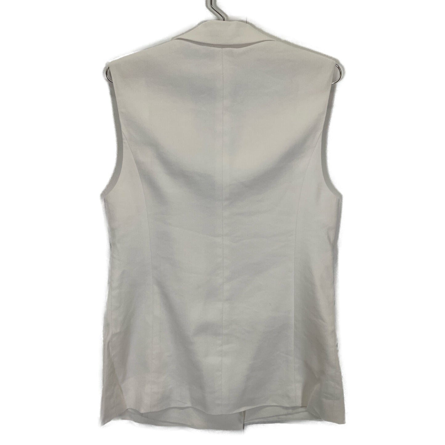 ANAYI アナイ 23SS ホワイト ラミーストレッチテーラードジレ ベスト 36