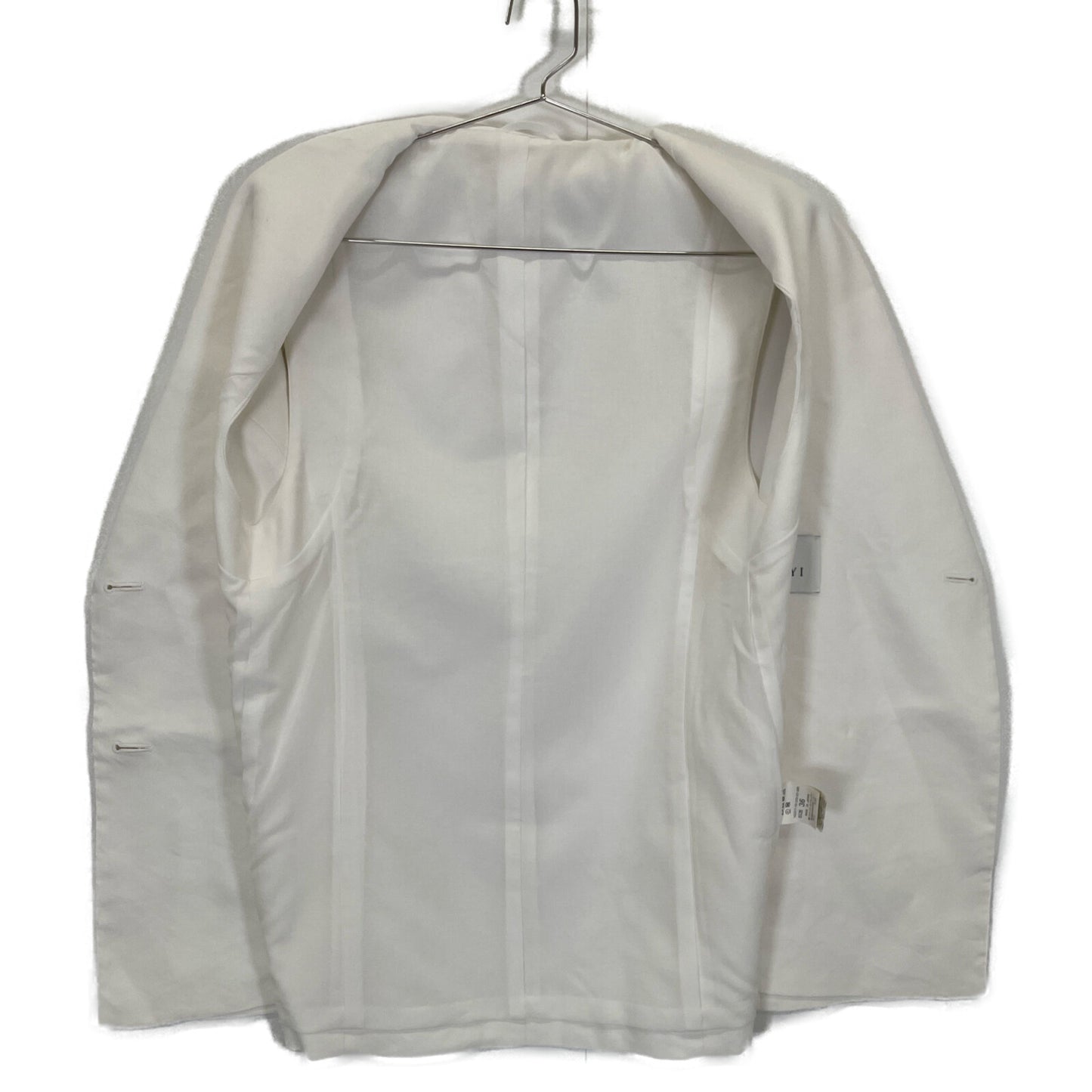 ANAYI アナイ 23SS ホワイト ラミーストレッチテーラードジレ ベスト 36