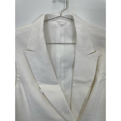 ANAYI アナイ 23SS ホワイト ラミーストレッチテーラードジレ ベスト 36