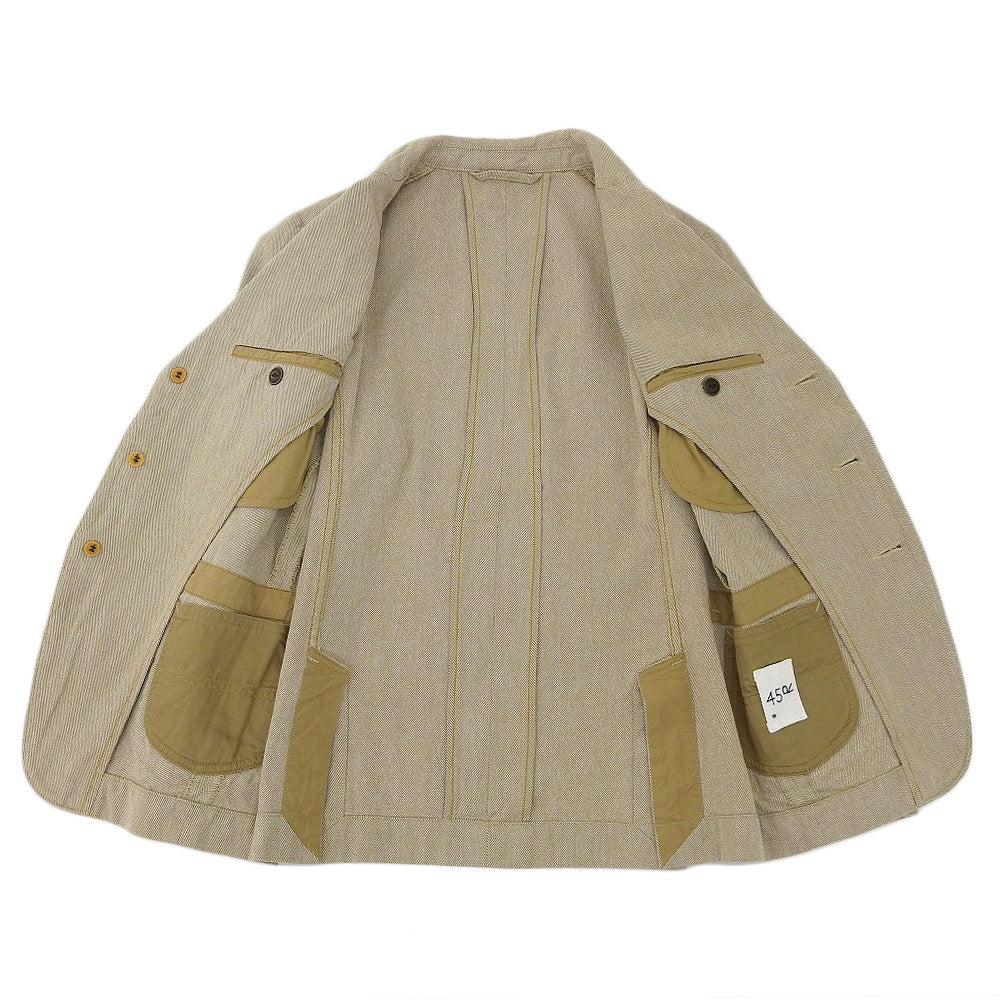 45R フォーティファイブ アール 45R フォーティファイブ アール 撚杢カルゼの908みゆきジャケット メンズ レディース ベージュ 1 80310091 ジャケット 1
