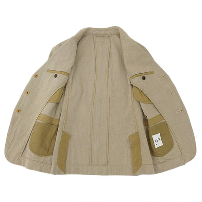 45R フォーティファイブ アール 45R フォーティファイブ アール 撚杢カルゼの908みゆきジャケット メンズ レディース ベージュ 1 80310091 ジャケット 1