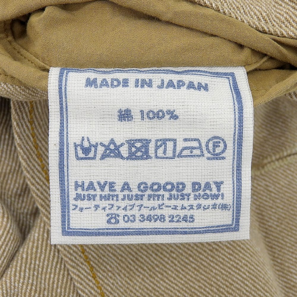 45R フォーティファイブ アール 45R フォーティファイブ アール 撚杢カルゼの908みゆきジャケット メンズ レディース ベージュ 1 80310091 ジャケット 1
