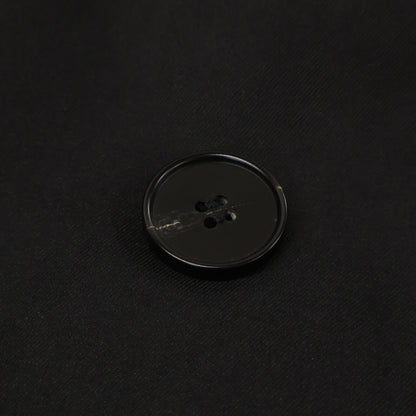 THOMAS MAGPIE トーマスマグパイ 2221202 ﾌﾞﾗｯｸ ｺｯﾄﾝ ﾊﾞｯｸﾌﾟﾘﾝﾄ ｼｮｰﾄｽﾘｰﾌﾞﾄﾚﾝﾁｺｰﾄ コート 38