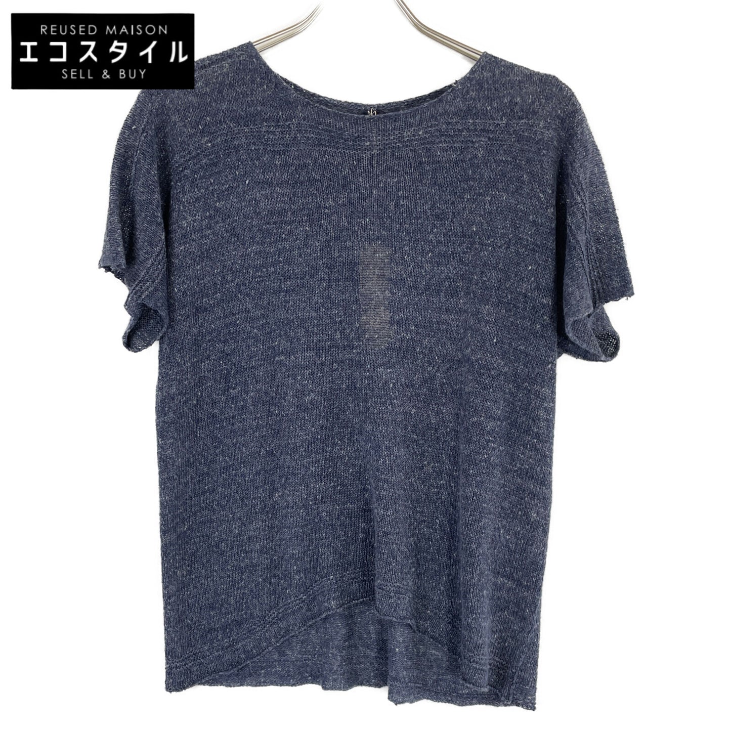 Babaghuri ババグーリ J0512KB601 リネン100 ニット トップス L