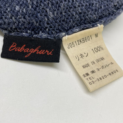 Babaghuri ババグーリ J0512KB601 リネン100 ニット トップス L