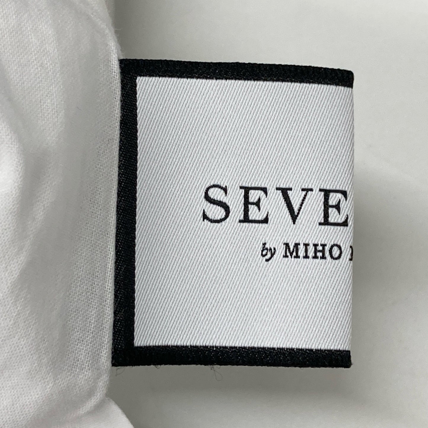 SEVEN TEN by MIHO KAWAHITO セブンテン バイミホカワヒト 5S311 ブルー×ホワイト コットン ストライブラッフルスカート スカート S