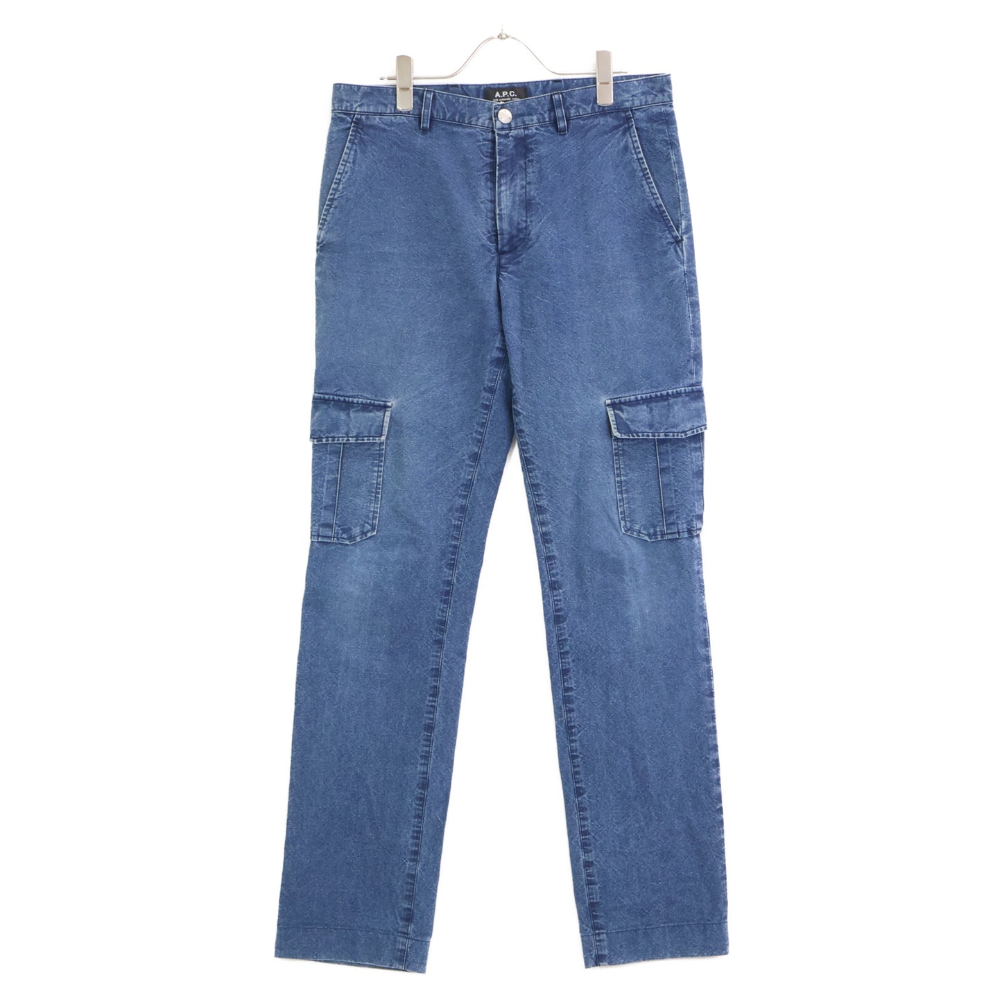 A.P.C. アーペーセー ﾐﾃﾞｨｱﾑｲﾝﾃﾞｨｺﾞ ｽﾘﾑｶｰｺﾞﾊﾟﾝﾂ ボトムス S