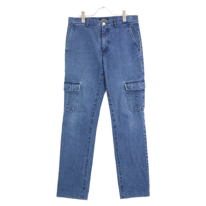 A.P.C. アーペーセー ﾐﾃﾞｨｱﾑｲﾝﾃﾞｨｺﾞ ｽﾘﾑｶｰｺﾞﾊﾟﾝﾂ ボトムス S