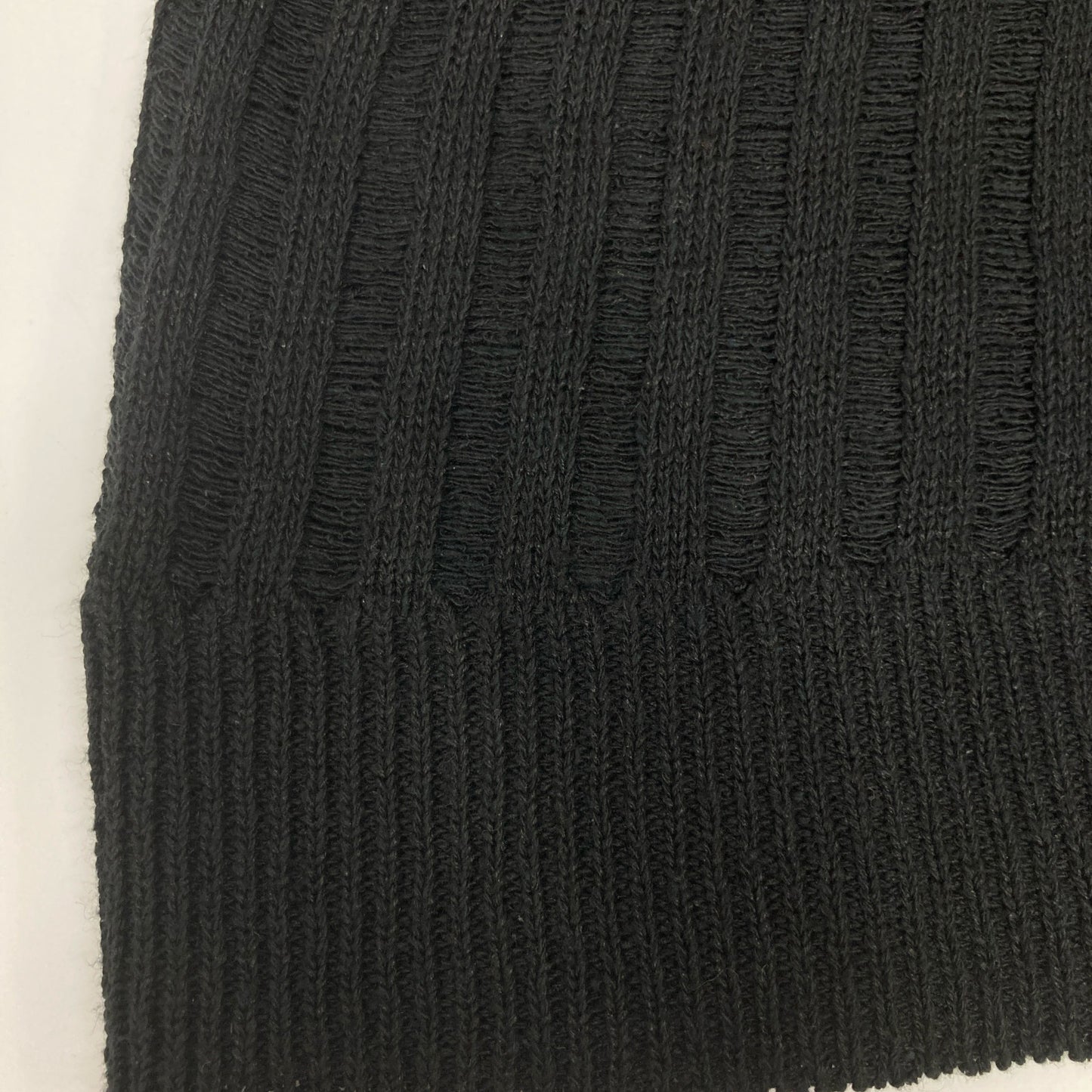 Deuxieme Classe ドゥーズィエムクラス 23年製 ﾌﾞﾗｯｸ ｼﾙｸﾘﾈﾝ ｼｱｰﾌﾟﾙｵｰﾊﾞｰﾆｯﾄ トップス 表記なし