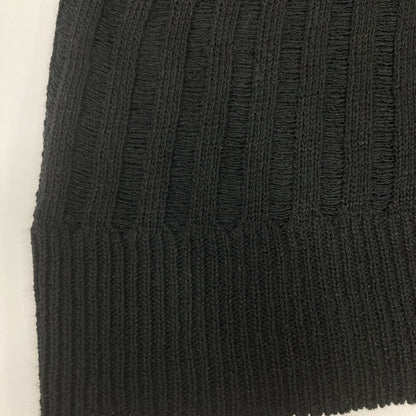 Deuxieme Classe ドゥーズィエムクラス 23年製 ﾌﾞﾗｯｸ ｼﾙｸﾘﾈﾝ ｼｱｰﾌﾟﾙｵｰﾊﾞｰﾆｯﾄ トップス 表記なし