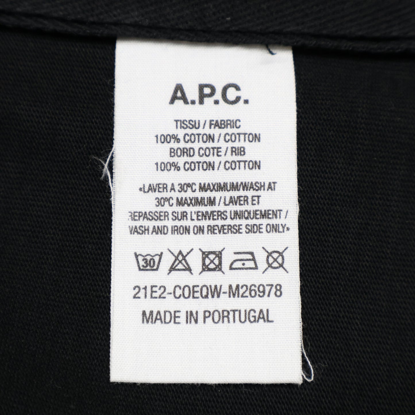 A.P.C. アーペーセー ｘSACAIサカイ【美品/21年製】21E2-COEQW-M26978 サイドジップ ロゴ スウェットTシャツ/ トップス XXS