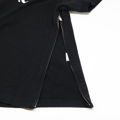 A.P.C. アーペーセー ｘSACAIサカイ【美品/21年製】21E2-COEQW-M26978 サイドジップ ロゴ スウェットTシャツ/ トップス XXS