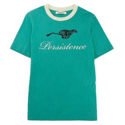 wales bonner ウェールズボナー WALES BONNER ウェールズボナー コットン RESILIENCE T-SHIRT トップス レディース XS グリーン 24SS トップス XS