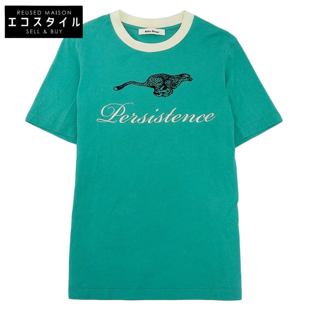 wales bonner ウェールズボナー WALES BONNER ウェールズボナー コットン RESILIENCE T-SHIRT トップス レディース XS グリーン 24SS トップス XS