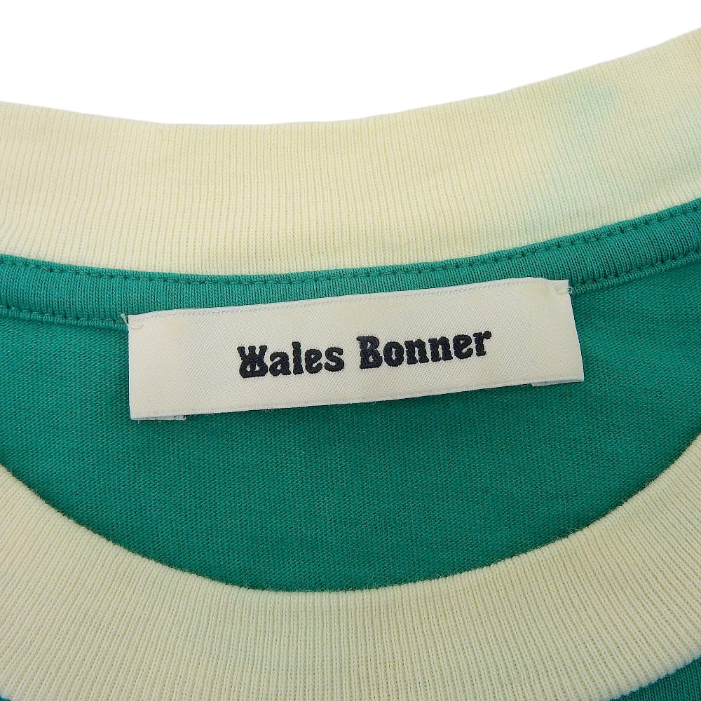 wales bonner ウェールズボナー WALES BONNER ウェールズボナー コットン RESILIENCE T-SHIRT トップス レディース XS グリーン 24SS トップス XS