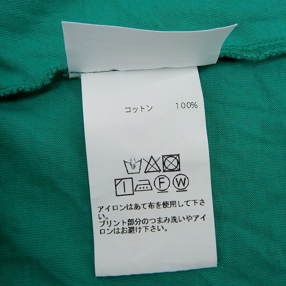 wales bonner ウェールズボナー WALES BONNER ウェールズボナー コットン RESILIENCE T-SHIRT トップス レディース XS グリーン 24SS トップス XS