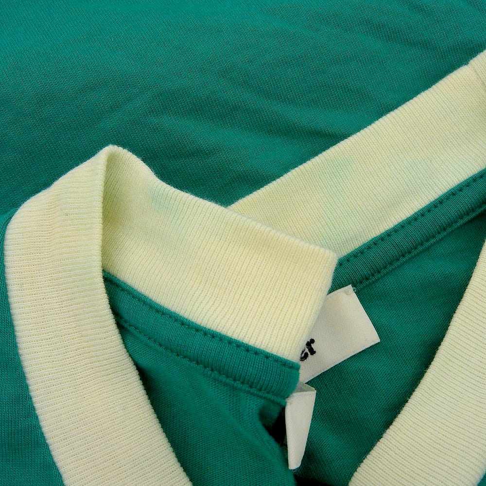 wales bonner ウェールズボナー WALES BONNER ウェールズボナー コットン RESILIENCE T-SHIRT トップス レディース XS グリーン 24SS トップス XS