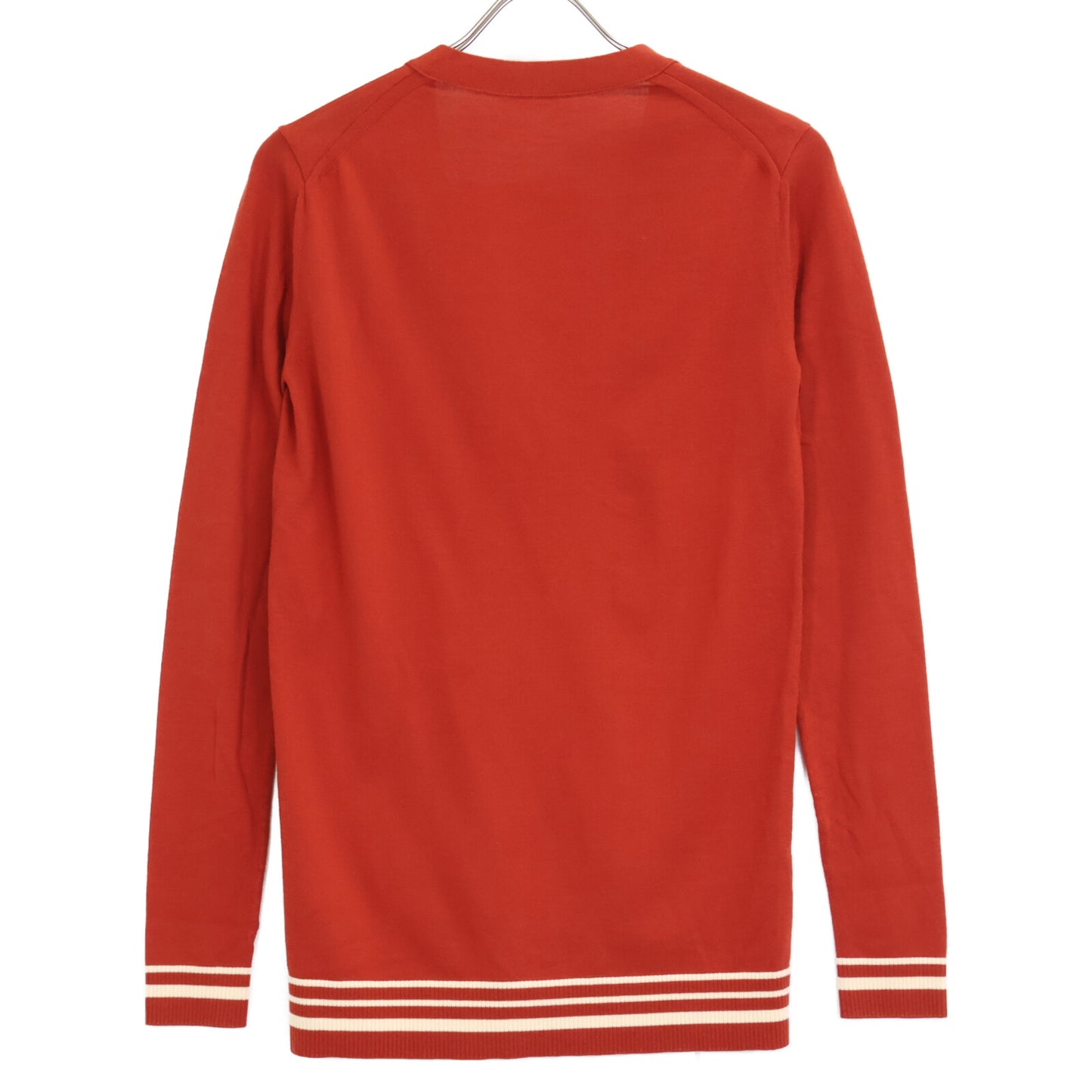 ADEAM アディアム 41028 ﾚｯﾄﾞﾌﾞﾗｳﾝ ｺｯﾄﾝ ﾎﾞﾀﾝﾆｯﾄｶｰﾃﾞｨｶﾞﾝ トップス 0