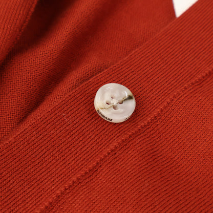 ADEAM アディアム 41028 ﾚｯﾄﾞﾌﾞﾗｳﾝ ｺｯﾄﾝ ﾎﾞﾀﾝﾆｯﾄｶｰﾃﾞｨｶﾞﾝ トップス 0