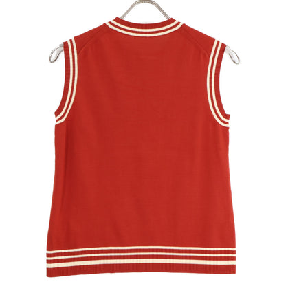 ADEAM アディアム 41029 ボーダー切り替え ニットベスト ベスト 0