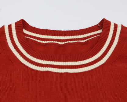 ADEAM アディアム 41029 ボーダー切り替え ニットベスト ベスト 0