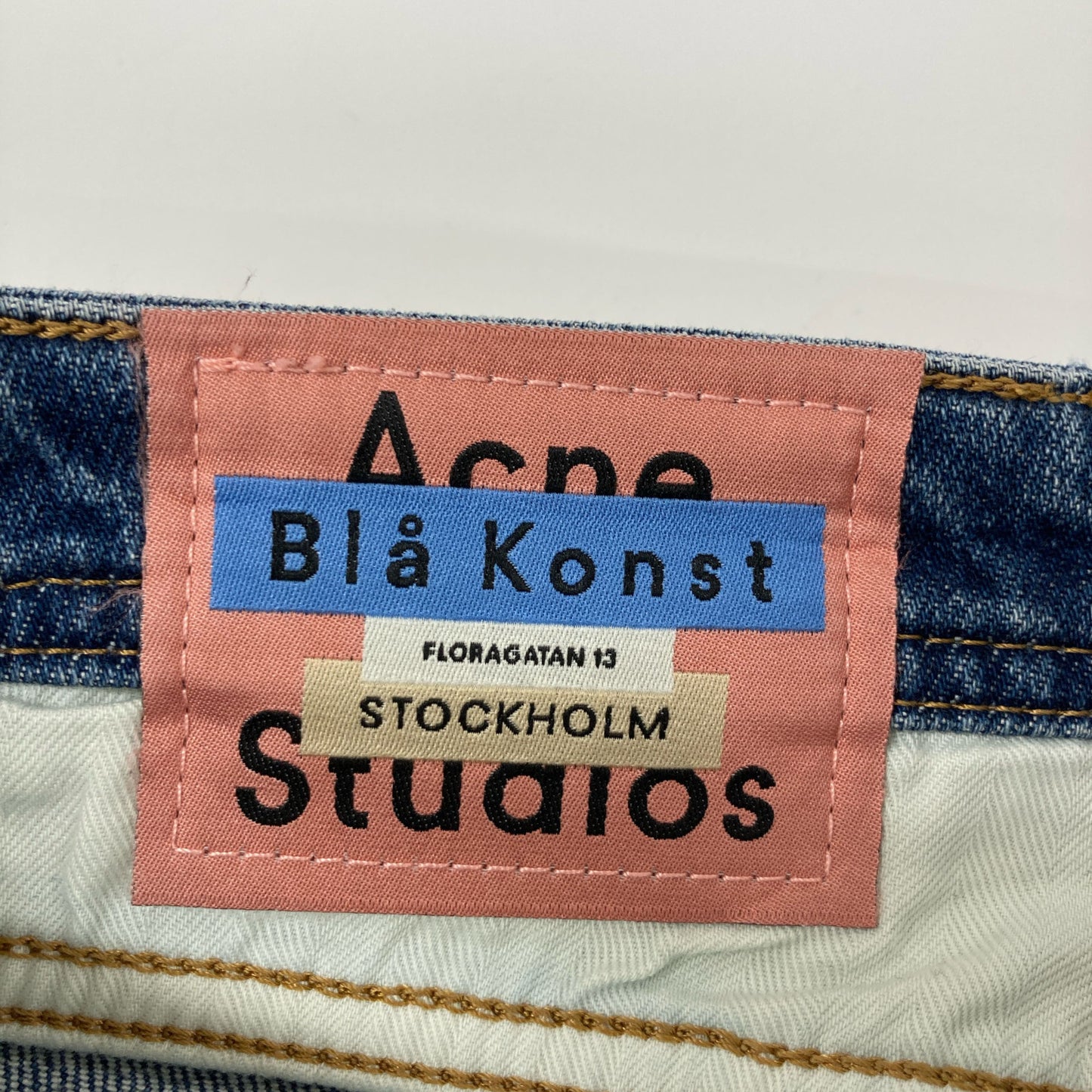 ACNE STUDIOS アクネ ストゥディオズ ｲﾝﾃﾞｨｺﾞ ﾃｰﾊﾟｰﾄﾞｽﾘﾑﾃﾞﾆﾑﾊﾟﾝﾂ ボトムス 25