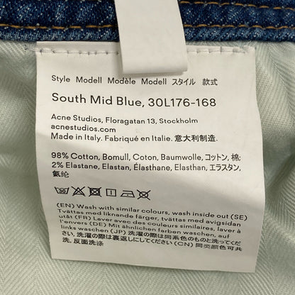 ACNE STUDIOS アクネ ストゥディオズ ｲﾝﾃﾞｨｺﾞ ﾃｰﾊﾟｰﾄﾞｽﾘﾑﾃﾞﾆﾑﾊﾟﾝﾂ ボトムス 25