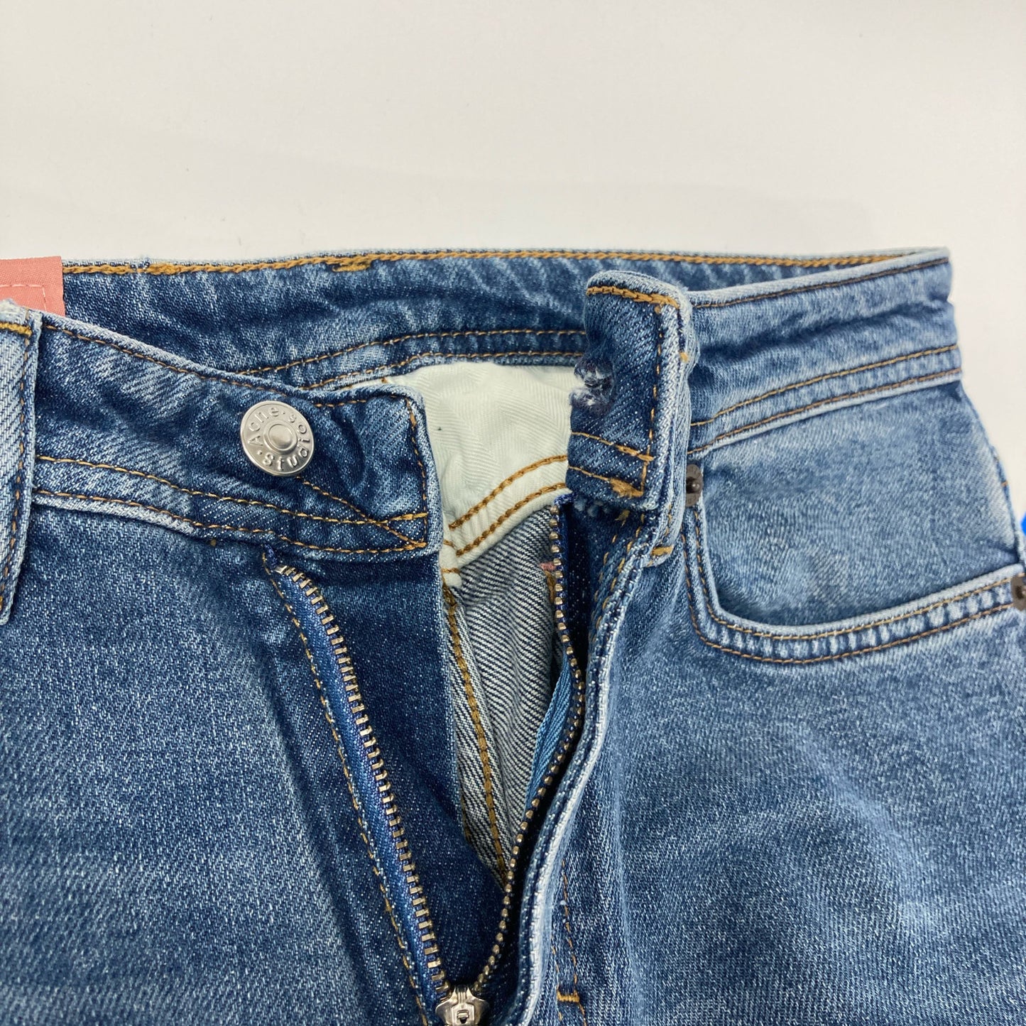 ACNE STUDIOS アクネ ストゥディオズ ｲﾝﾃﾞｨｺﾞ ﾃｰﾊﾟｰﾄﾞｽﾘﾑﾃﾞﾆﾑﾊﾟﾝﾂ ボトムス 25